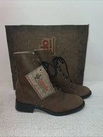New Kids Brown Lace Up Laredo Cowboy Boots. 2005 1 M. 23-92