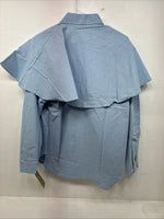 New Women’s Cricket Creek Blue Long Sleeve Button Up Medium MM-78