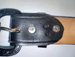 New Black Genuine Leather Western Express 46” Belt #209 NN-125