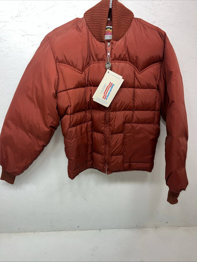 New Women’s Orange Miller Puffer Jacket 38 WW-52