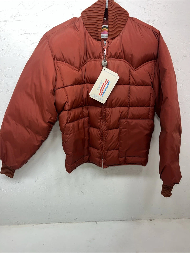 New Women’s Orange Miller Puffer Jacket 38 WW-52