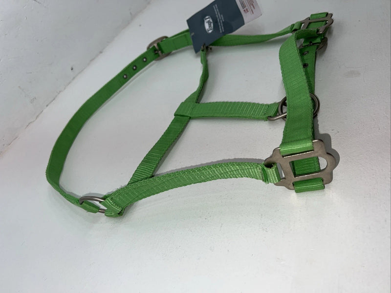 New Tough 1 Green Nylon Full Horse Halter #50-2011 3C-3
