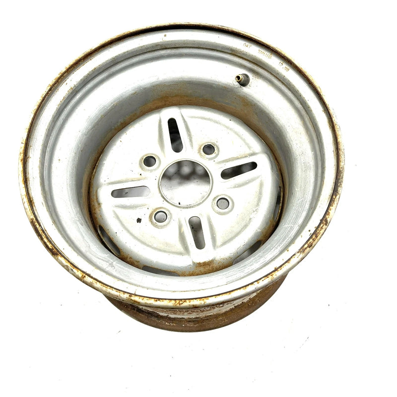 92 Yamaha Big Bear 350 YFM350FW 4x4 OEM 12x8 Rear Wheel Rim 2HR-25390-00-35 AY53