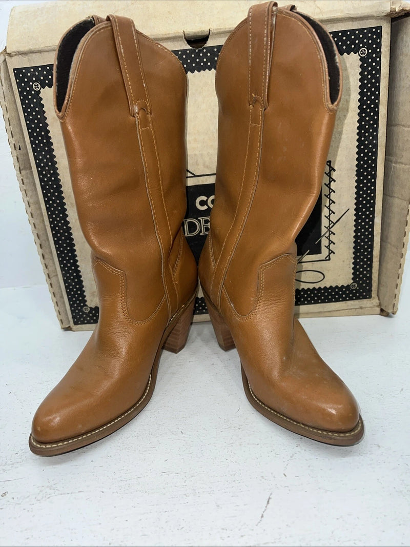 New Woman’s Brown Capezio Cowboy Boots. L 704 6.5 6 1/2 M. 18-89