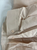 New Wayne Scott Tan Long Sleeve Button Up English Shirt XL X-78