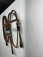 New Tough 1 Pony Leather 5/8”  Browband Headstall With Split Reins #42-880P U-23