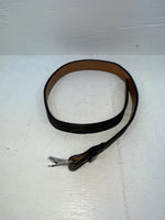 New Black Genuine Leather Textureed 28” Belt #02500 NN-58