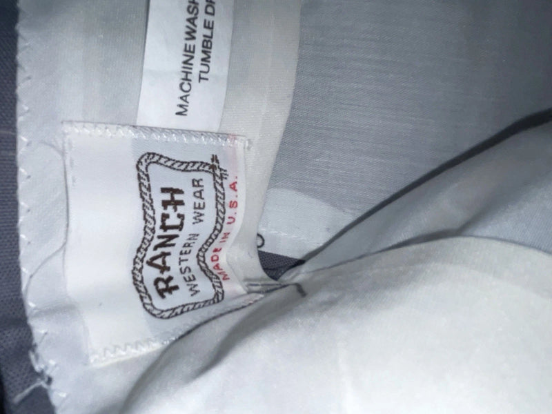 New Vintage Gray Ranch Polyester Pants #P1023 XX-114