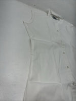 New Women’s White Sleeveless Townana Country English Shirt. 38 G-45