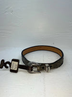New Blue Genuine Leather Nocona Weaved 28” Belt #B456 NN-71