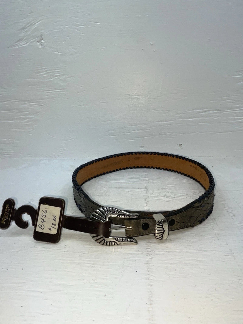 New Blue Genuine Leather Nocona Weaved 28” Belt #B456 NN-71