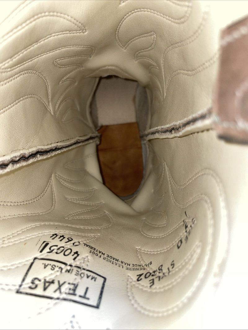New Men’s Brown Texas Brand Cowboy Boots. 8202 9 D. 3-83
