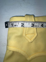 New Vintage Yellow Western Heritage Polyester Pants #G31 3A-89