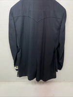 New Men’s Circle S Grey Suit Jacket 48L #CC19 WW-61