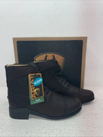 New Kids Brown Lace Up Ariat Cowboy Boots. 10006311 2 M. 23-136