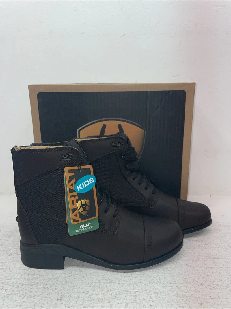 New Kids Brown Lace Up Ariat Cowboy Boots. 10006311 2 M. 23-136
