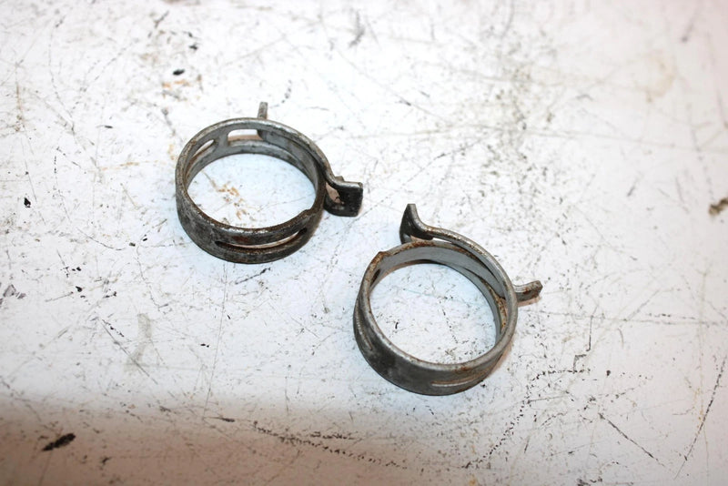 96 Polaris Xcr 600 Sp Oem Silver Narrow Coolant Hose Clamp Pair 7080564 Q1447