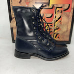 New Women’s Navy Blue Texas Brand Cowboy Boots. 4445 6 M. 20-73