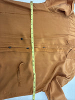 New Women’s Anne Pinkerton Orange Long Sleeve Button Up Medium KK-76