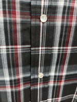 New Men’s ELY Cattleman Black Red Flannel Long Sleeve Pearl Snap 2XL F-93