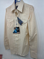 New Women’s Panhandle Slim Yellow Long Sleeve Pearl Snap Size 30 KK-101