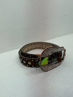 New Cheetah Print Genuine Leather Nocona Bling S Belt #N1330999 Z-98 