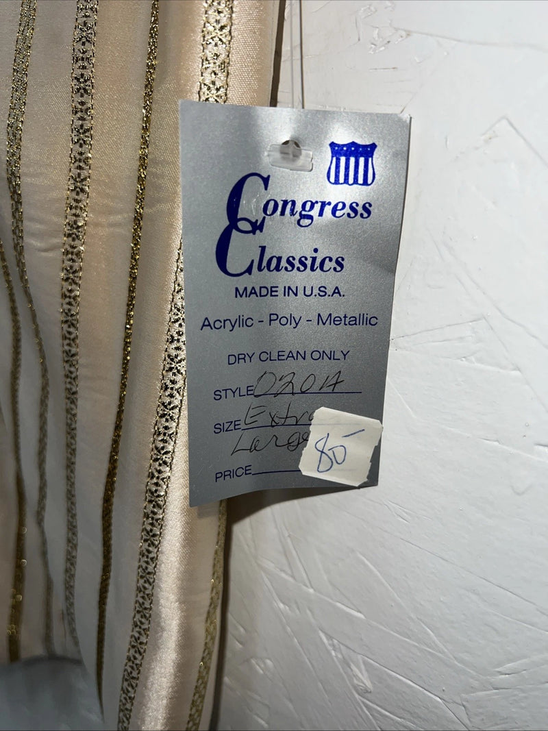 New Women’s Congress Classics Gold Western Show Vest XL #0204 UU-23