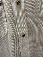 New Men’s Dickson Jenkins Brown Design Long Sleeve Pearl Snap 17.5 X 33 XL R-79