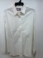 New Women’s Cricket Creek White Long Sleeve Button Up Size Large TT-84