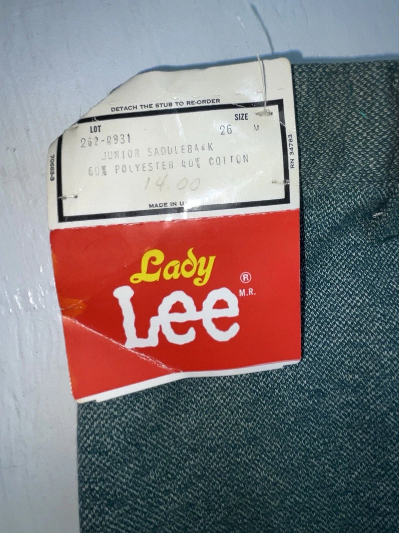 New Vintage Green Lee Polyester Pants #2620931 SS-61
