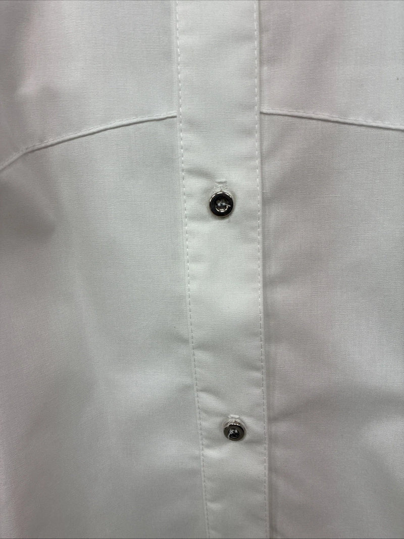 New Women’s Cowboy Threads White Long Sleeve Button Up Size XL YY-15