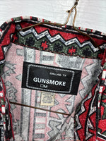  New Men’s GunSmoke Multiple Color Designed Long Sleeve Button Up Medium K-48