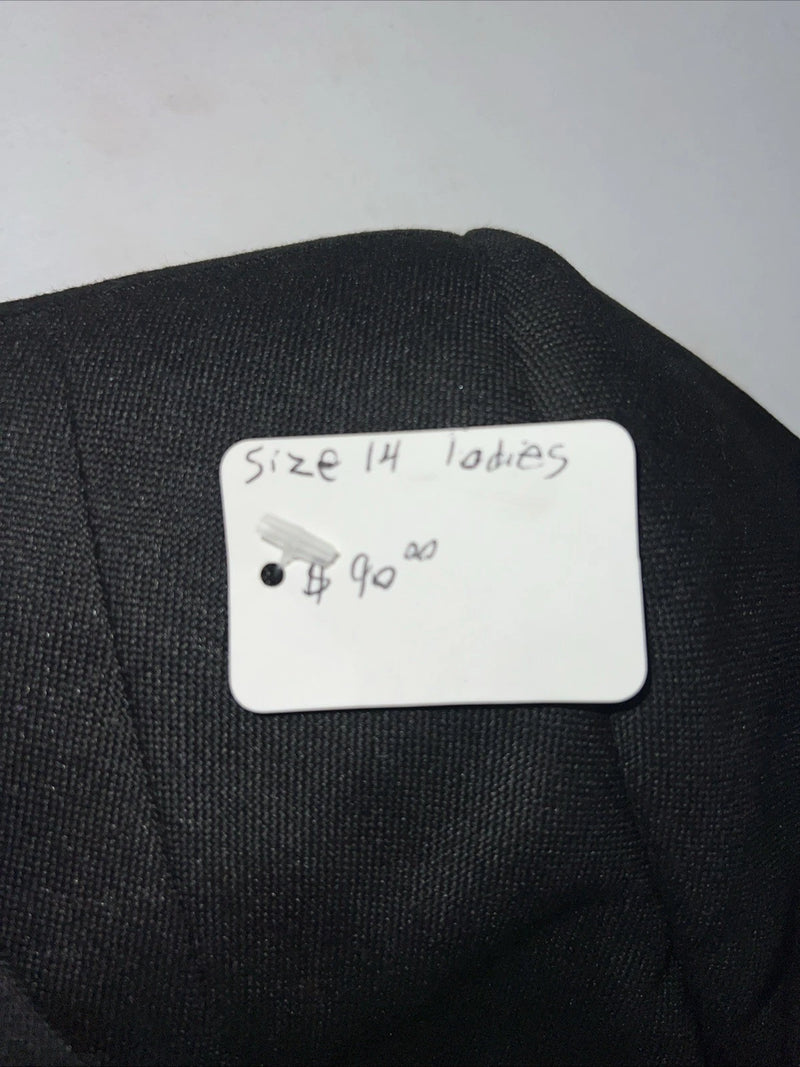 New Women’s Black Comfort Riders Riding Coat 14 II-609