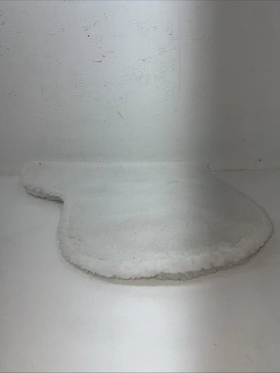 New White Wool English Saddle Seat Cover PP-17