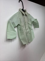 New Kids Karman Green Long Sleeve Pearl Snap Size 1 DD-147