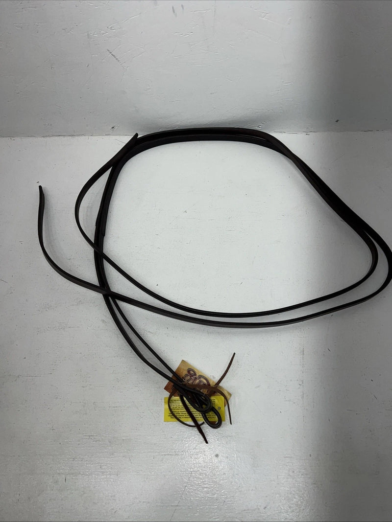 New Royal King Dark Oil Genuine Leather 5/8” X 7” Split Reins #43-728 Y-6