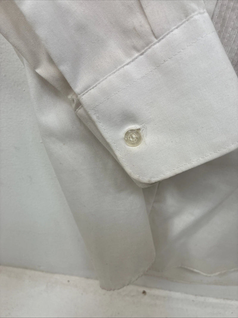New Women’s Chaplin White Designed Long Sleeve Button Up Medium YY-76