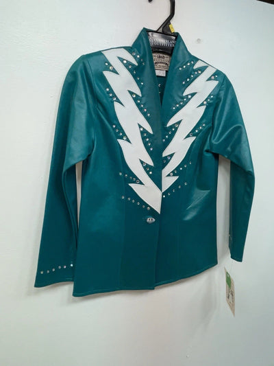 New Women’s Teal 1849 Authentic Ranchwear Show Vest S #77872 3B-104