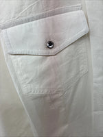 New Women’s Cumberland White Gen Long Sleeve Pearl Snap 1XL GG-88