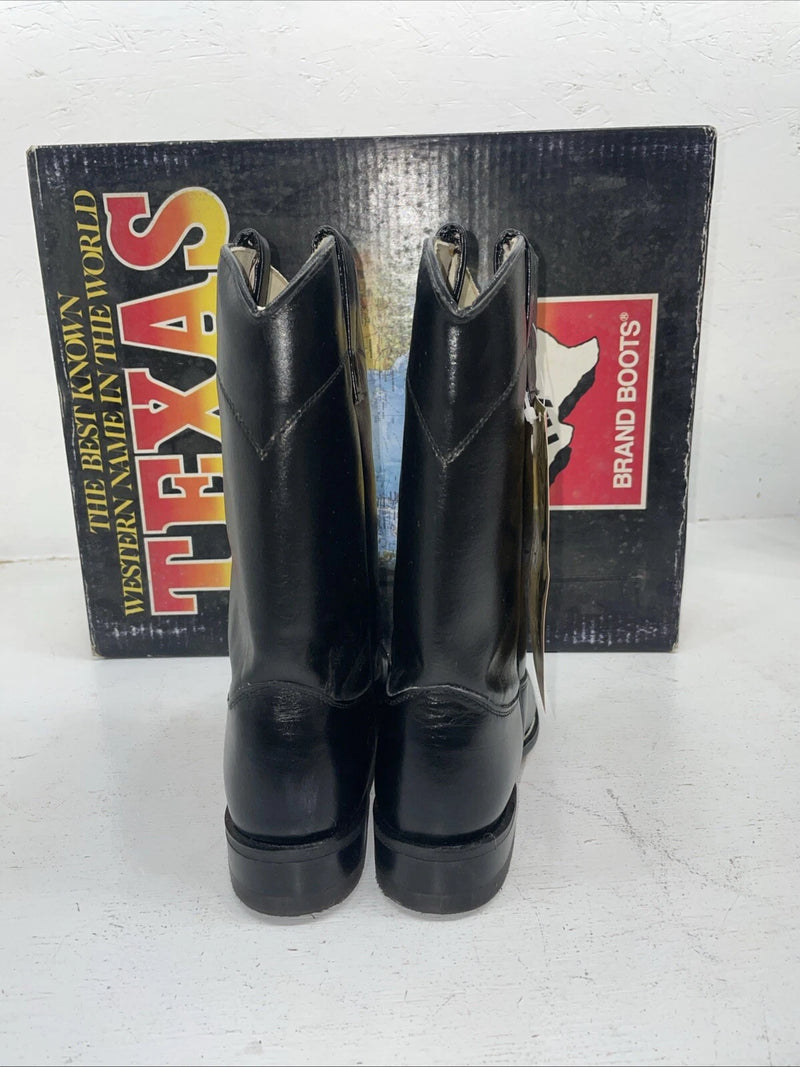 New Women’s Black Texas Brand Cowboy Boots. 4400 7 M. 18-58