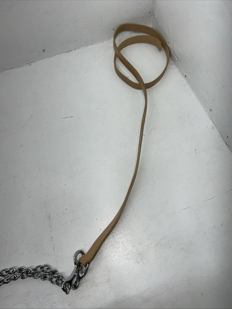 New Congress Leather Show Halter W Lead rope #6903Y U-30