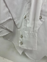 New Women’s White Horse White Gem Long Sleeve Pearl Snap XL II-32