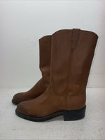 New Men’s Brown Double H Cowboy Boots. 81665 7.5 7 1/2 E E. 1-66