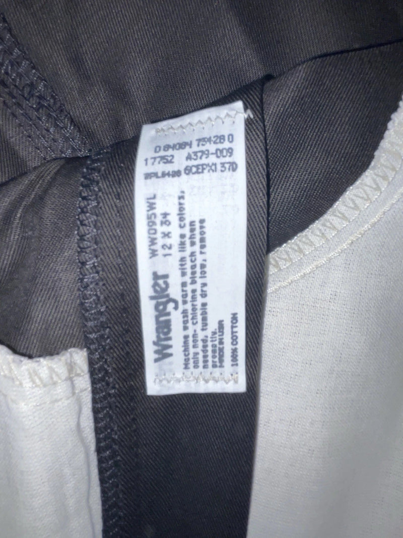 New Vintage Black Wrangler Polyester Pants VV-87