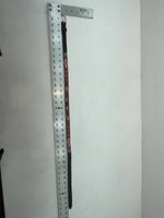 New Black Genuine Leather Beaded 30” Belt Z-64