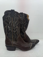 New Men’s Brown The Sanders Cowboy Boots. 7709 9 A. 4-102