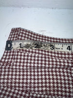 New Vintage Red And White Checkered Lee Polyester Pants #2600362 SS-84