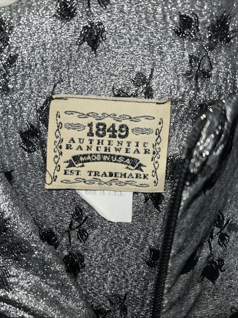 New Women’s 1849 Authentic Ranchwear Silver Short Show Jacket XL WW-23