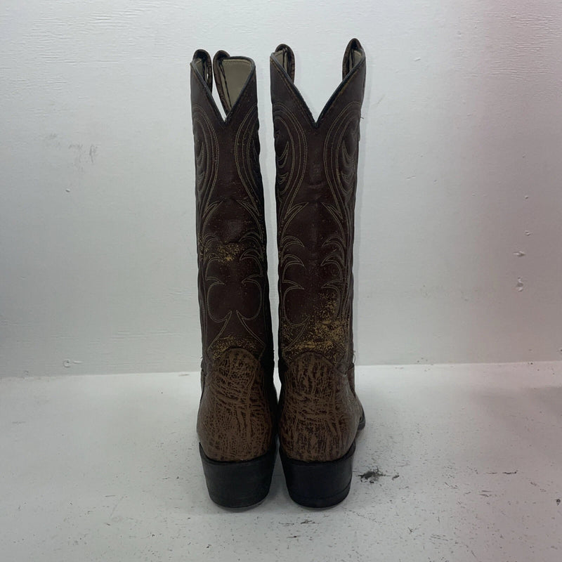New Women’s Brown Texas Brand Cowboy Boots. 4634 9.5 9 1/2 M. 15-157