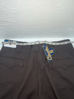 New Vintage Brown Circle S Polyester Pants #CP6729 SS-28